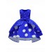 Girls Kids Bow Polka Dot Ruffle Sleeveless Princess Dress