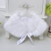 Girls Multicolor Faux Fur Shawl