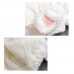 【18M-8Y】2-piece Girls Thick Letter Embroidered Hooded Fleece Jacket With Bag