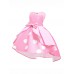 Girls Kids Bow Polka Dot Ruffle Sleeveless Princess Dress