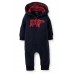 Kids Baby Boy Warm Infant Romper Jumpsuit Bodysuit Hooded Clothes Outfit