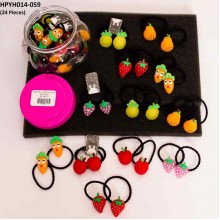 HPYH014 YSH 12 Pair Fruit's Pony Set Fruits
