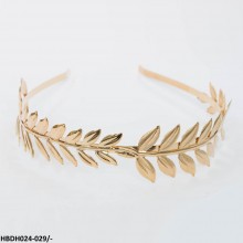 HBDH024 QJF Sterling Leaf Hair Band